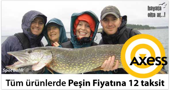 Peşin Fiyatına 12 Taksit Balık Av ve Olta Malzemeleri