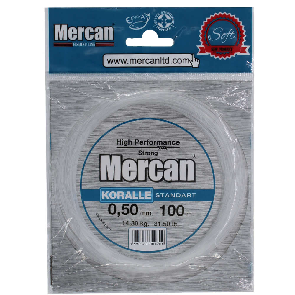 Mercan Koralle 0.50mm 100m Standart Poşet Misina
