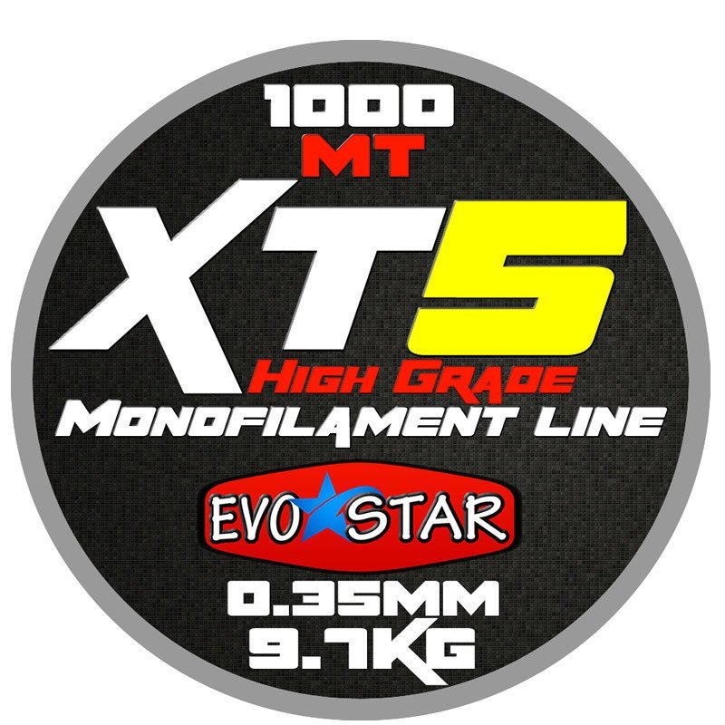 EVOSTAR XT5 Monofilament Olta Misinası 1Kg Şeffaf - 0,35mm