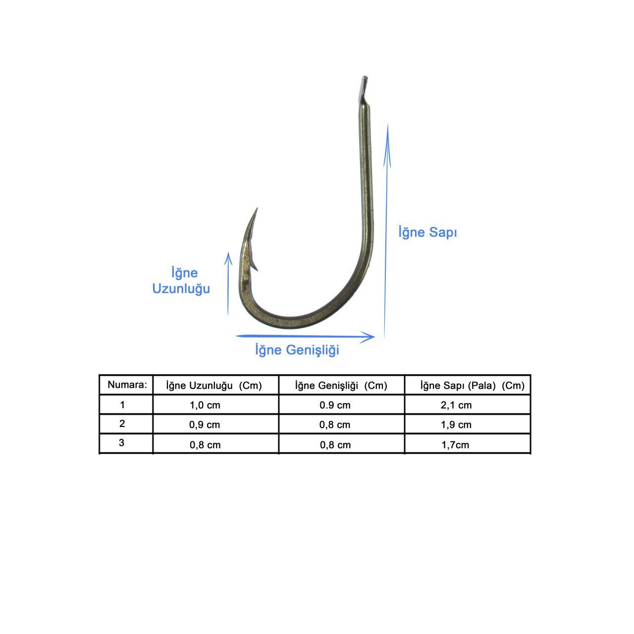 Marlin 9294 Bronz İğne No:1/0 (100Pcs)