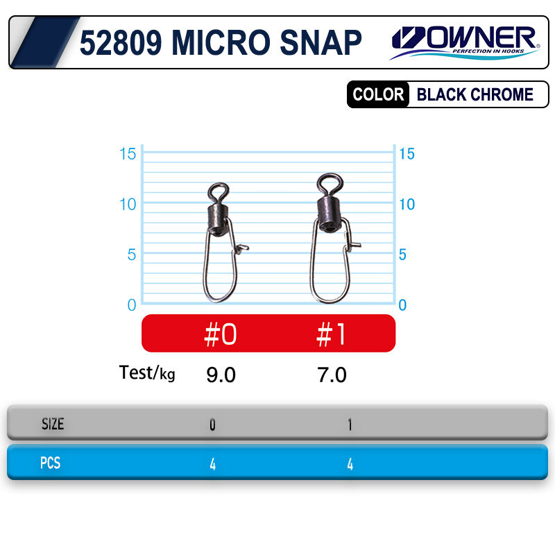 Owner 52809 Micro Snap Rapala Klipsi
