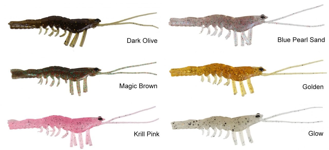 Savage gear LB Manic Shrimp 10 cm 4 Adet Suni Yem Magic Brown