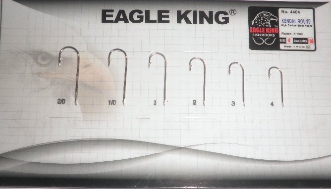 Eagle King 4404NI Düz Uzun Pala Nikel Çelik İğne ( VMC 9142NI ) 2/0