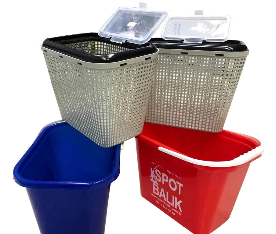Spotbalık Süzgeçli Balık Kovası 10lt