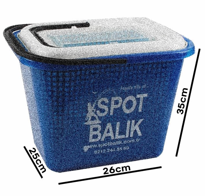 Spotbalık Süzgeçli Balık Kovası 10lt