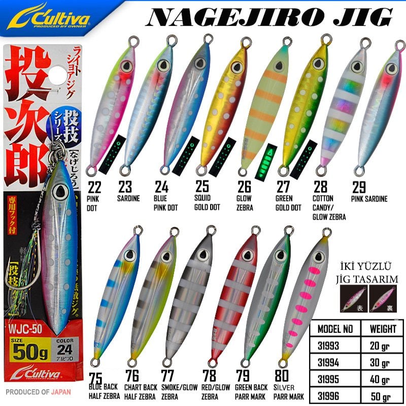 Cultiva 31996 Nagejiro Jig 50g