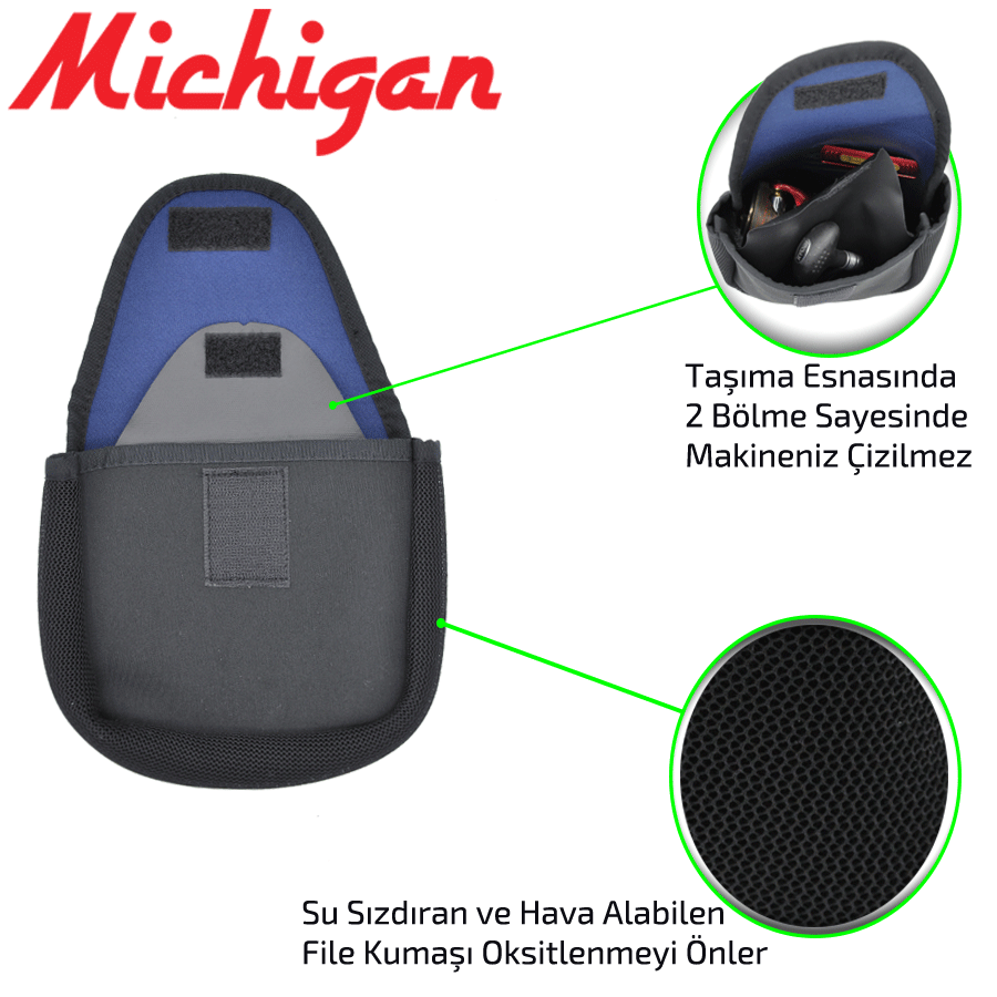 Michigan Neopren Makine Kılıfı Siyah - 500-1000
