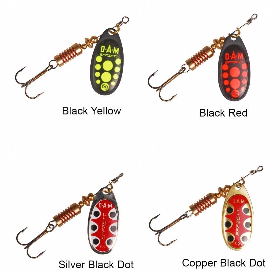 Dam Effzett Standard Spinner 6 gr #3 Kaşık Silver Black Dot