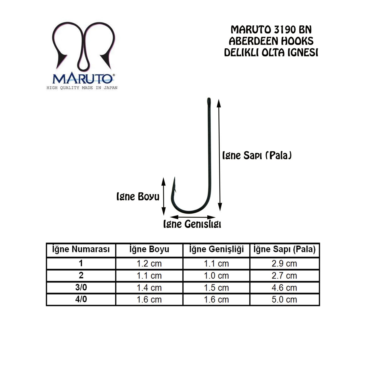 Maruto 3190 Bn İğne (100) Blister