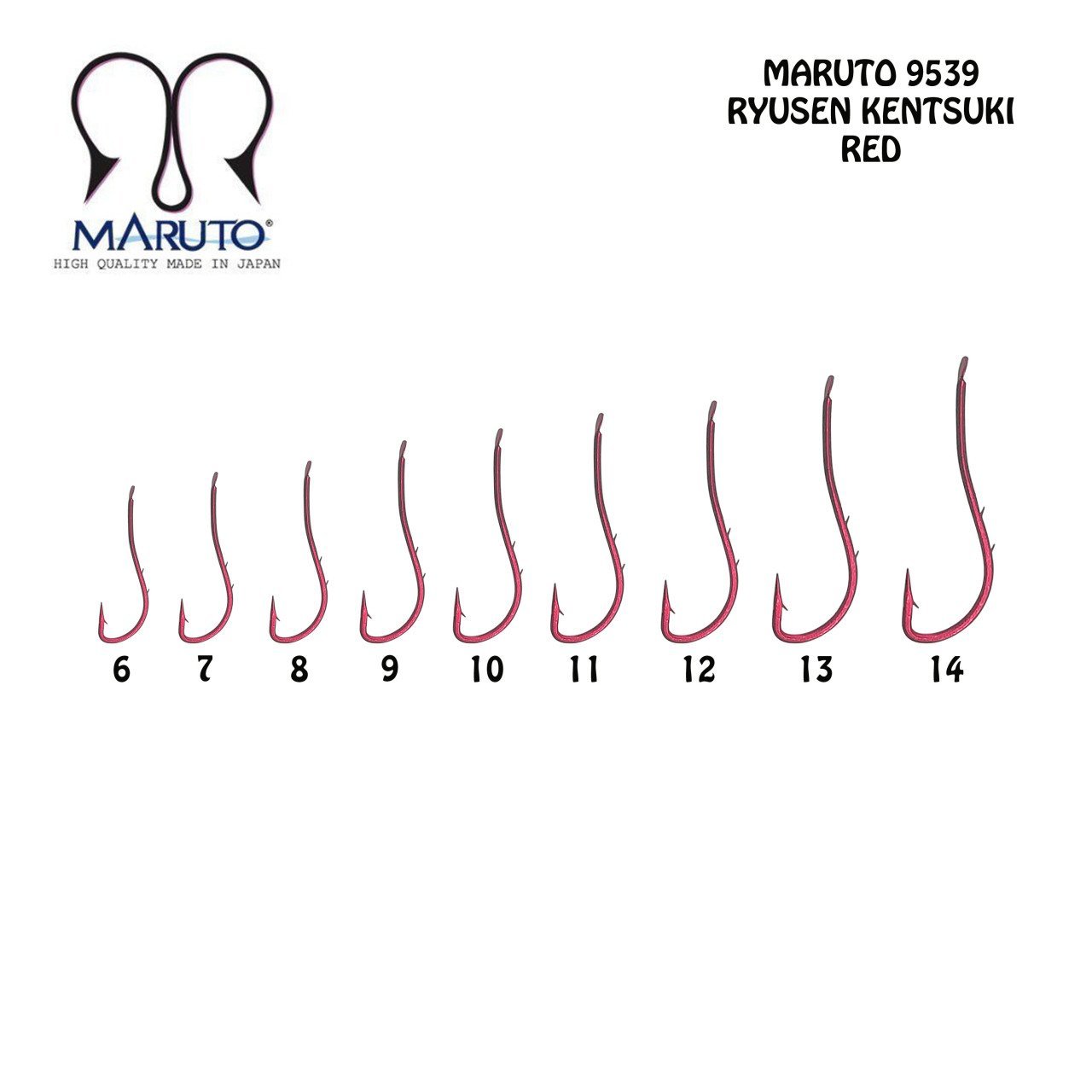 Maruto 9539 Red Olta İğnesi No:10 (10Pcs)