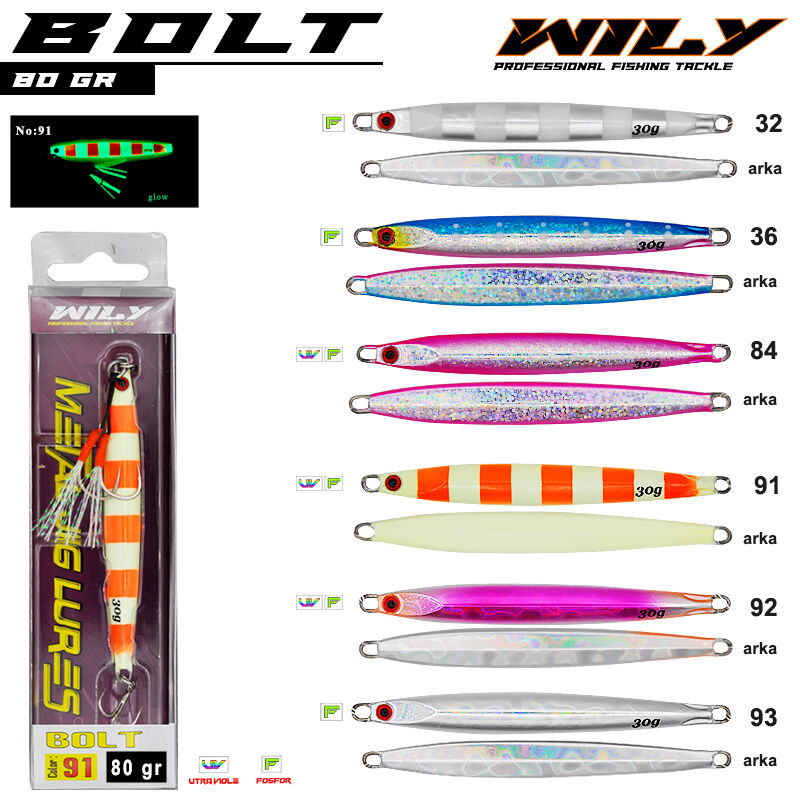 Wily Bolt Jig 80 gr