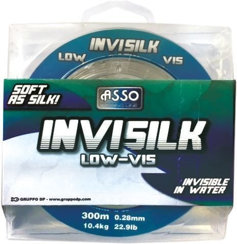 ASSO INVISILK SURF CASTING CLEAR 300 MT No: 0.28 - 300MT
