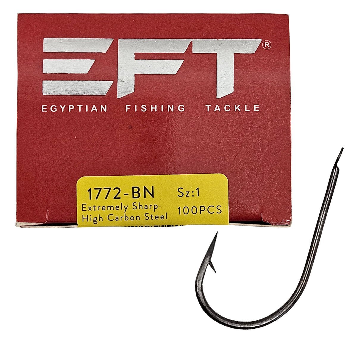 EFT 1772 Kısa Pala Black Nikel İğne 100 Adet