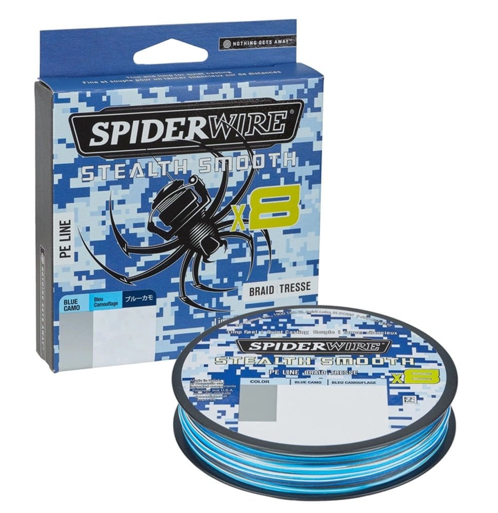 Spider Wire Stealth Smooth8 x8 Pe Braid 300m Blue Camo Örgü İp 0.33mm