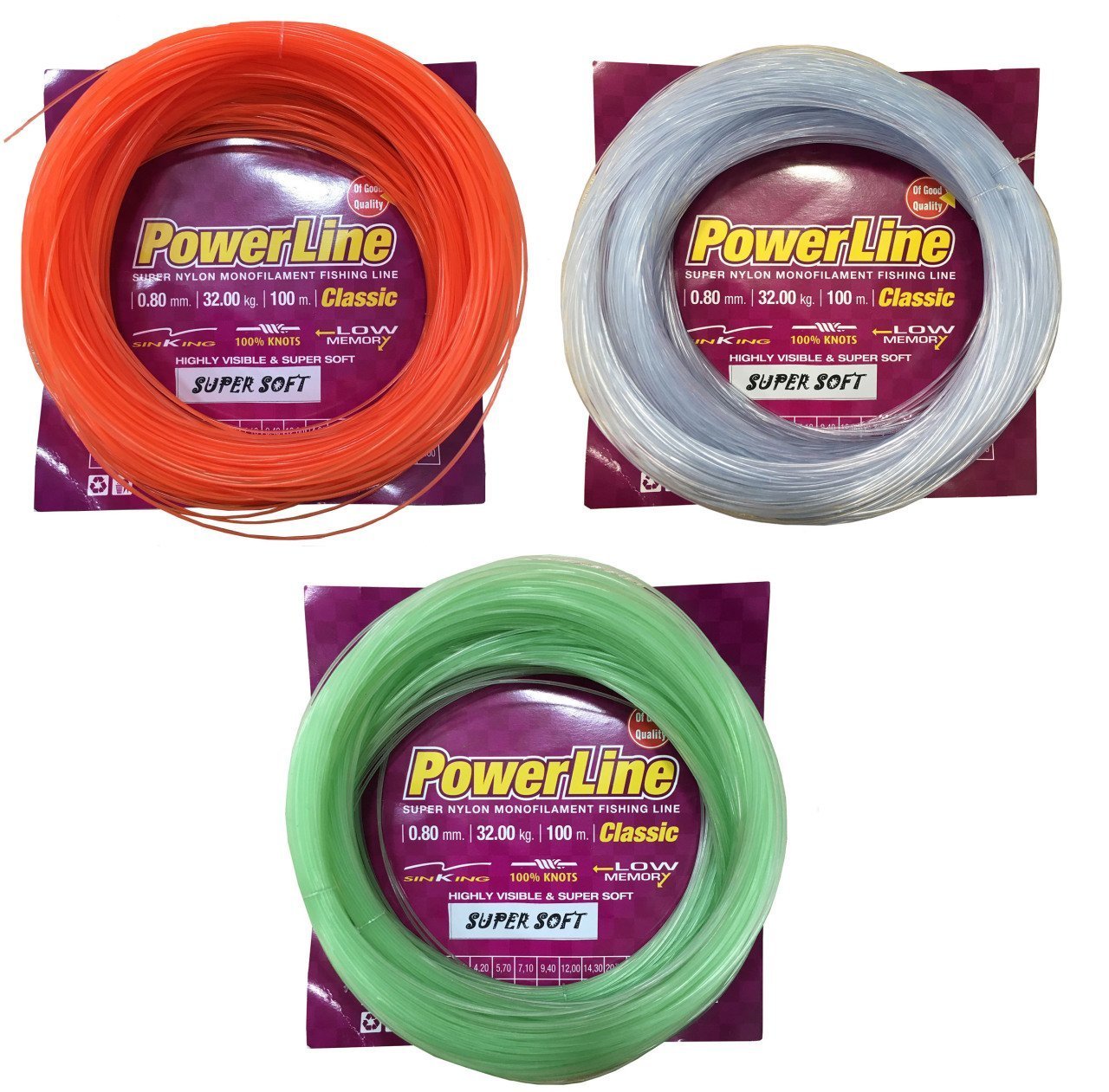 Powerline Classıc 100 m. Poşet Soft Misina 0,60 mm