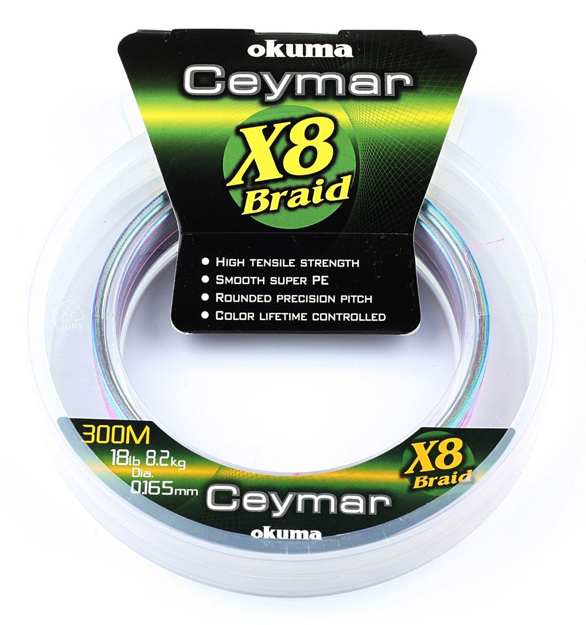 Okuma Ceymar (Multı Color)150mt 8 Kat Örgü İp 0,128 mm