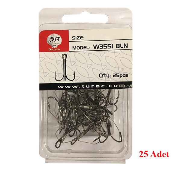 T. DFT 3551 3lü Olta İğnesi No:02 1/25