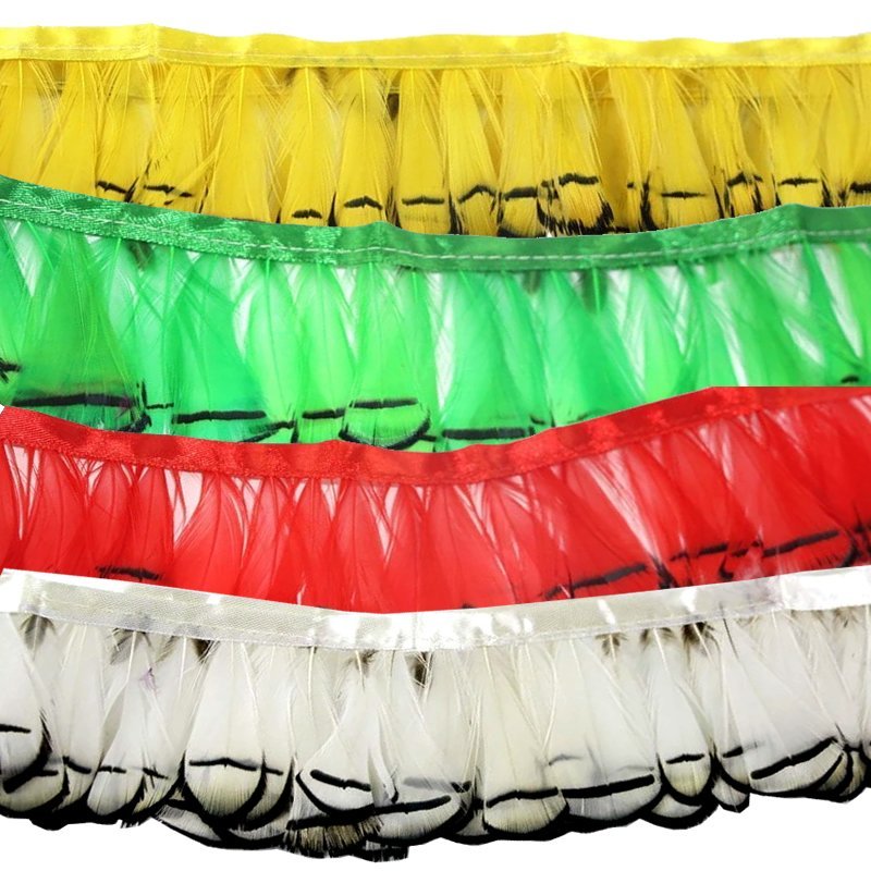 Abari Sülün Tüyü Yeşil Sarı (çapari kösteği için)