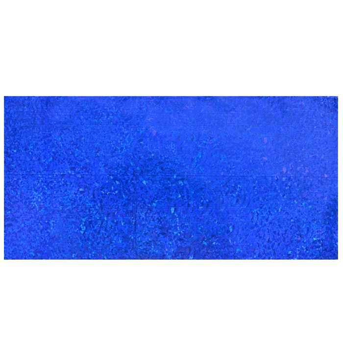Abari Yaldız Hologramlı 25x12cm Yapışkan Stiker Mavi 08
