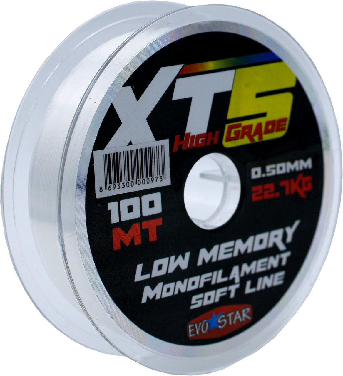 Evostar XT5 Monofilament Misina 100m Şeffaf - 0,12 mm