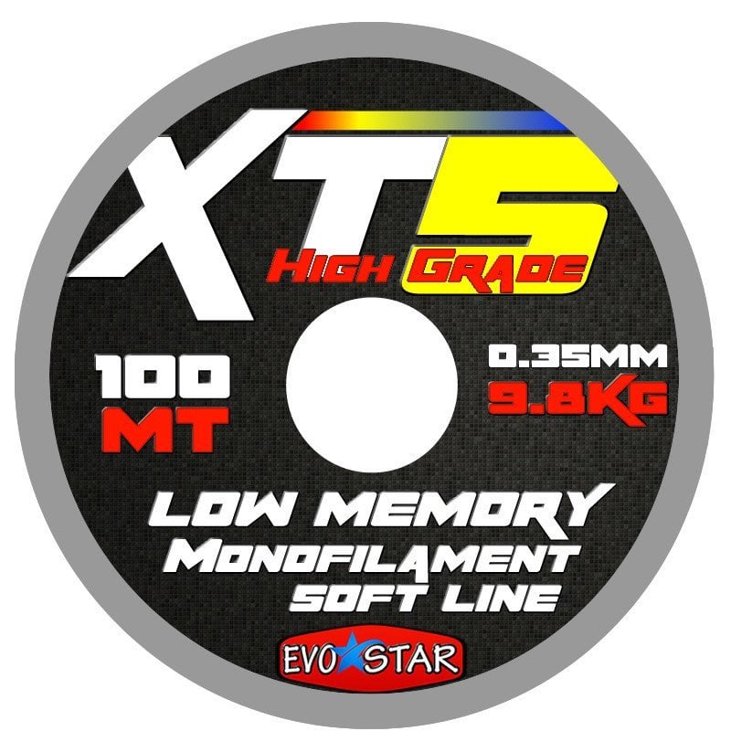 Evostar XT5 Monofilament Misina 100m Şeffaf - 0,12 mm
