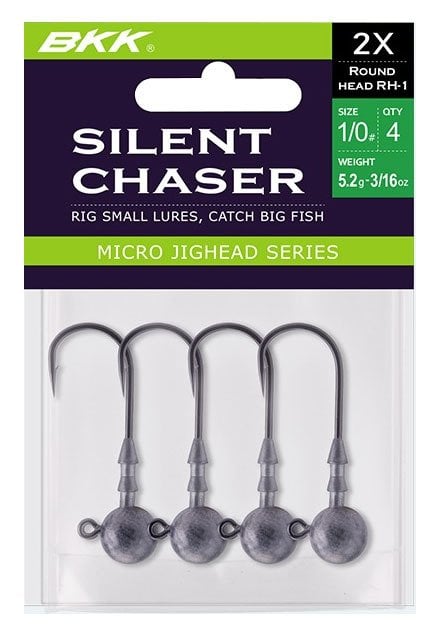 BKK Silent Chaser- Round Head Jighead 1/0 no 5.2 gr