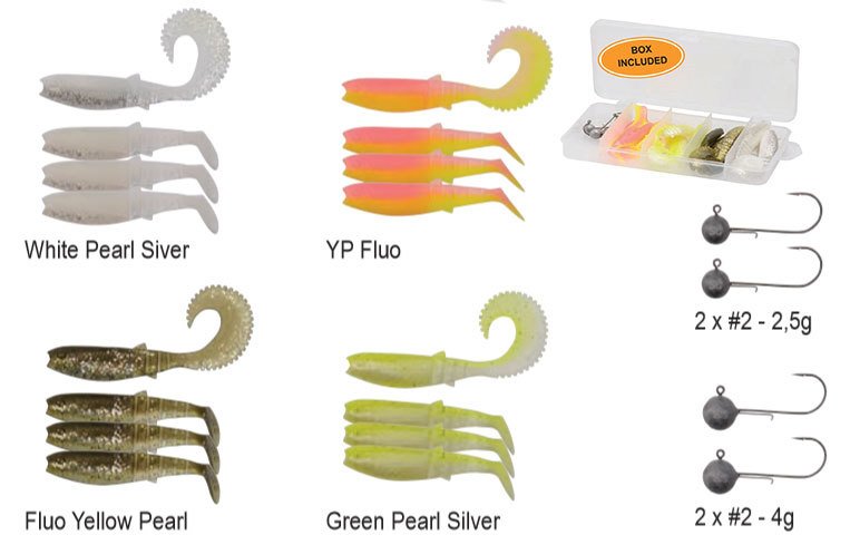 Savage gear Cannibal Box Kit XS 20 Adet Suni Yem