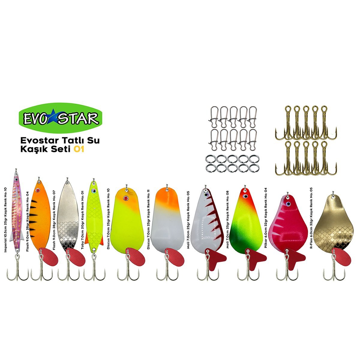 Evostar Tatlı Su Kaşık Seti (10 Adet)