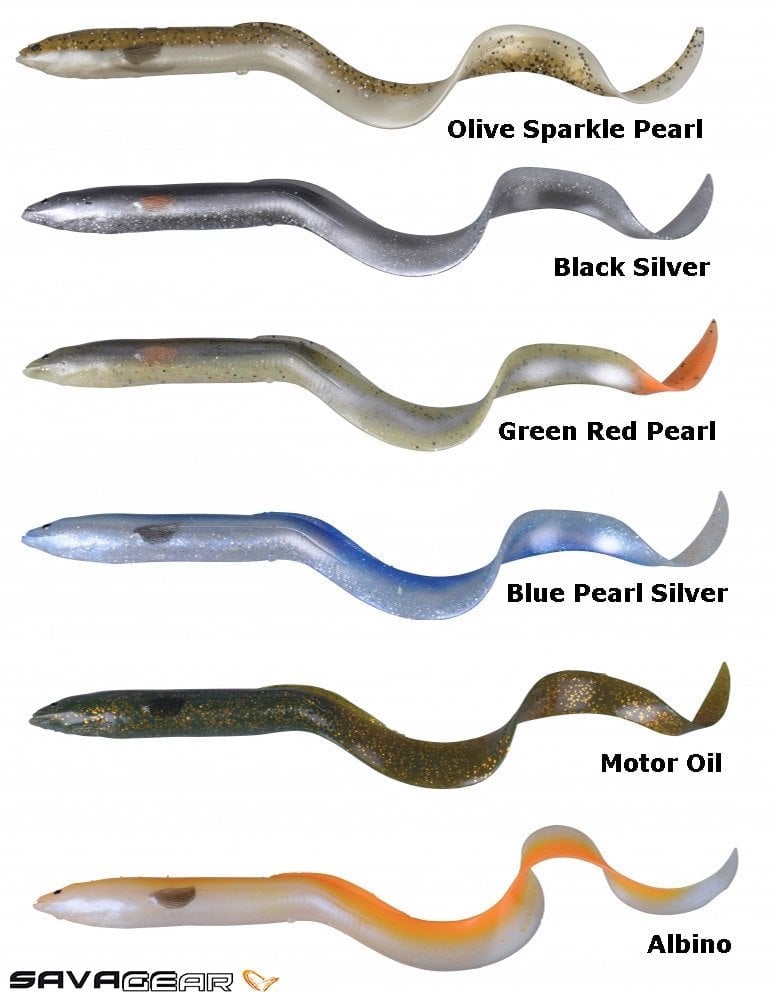 Savage gear LB Real Eel 15cm 12g Suni Yem Albino