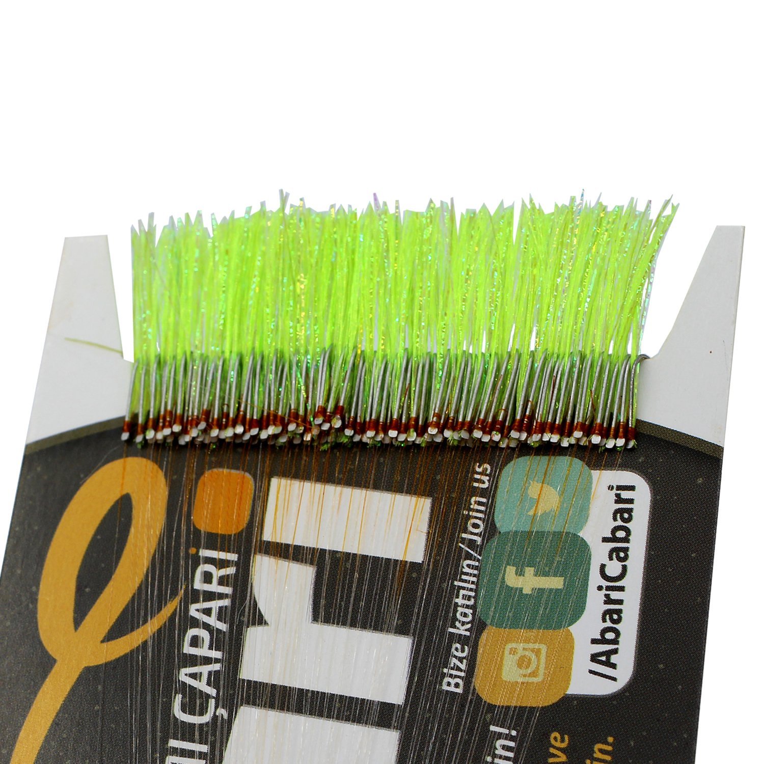 Abari A.Yeşil Organze İnce Çapari Kösteği 100 Ad