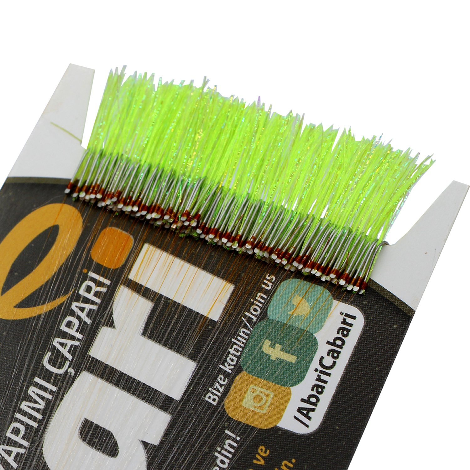 Abari A.Yeşil Organze İnce Çapari Kösteği 100 Ad