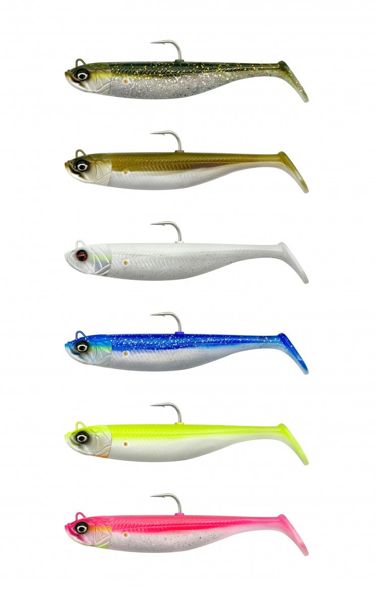 Savage Gear Savage Minnow 10 cm 20 gr 2+1 White Pearl Silver