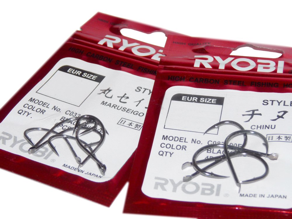 RYOBI JAPAN MARUSEIGO BLACK NIKEL ÇAPRAZ İĞNE 2/0 - 7 li paketlerde