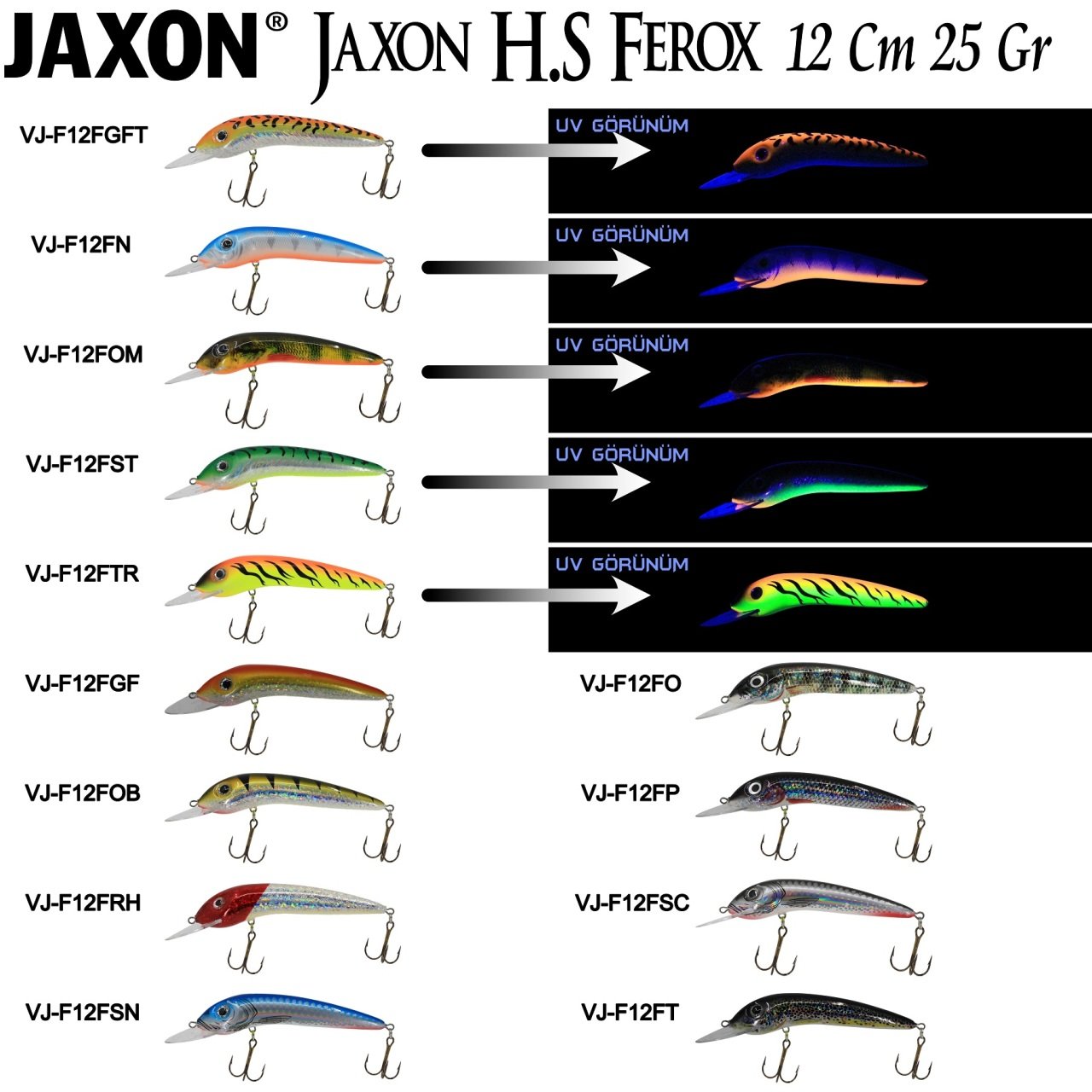 Jaxon H.S Ferox 12 Cm 25 Gr