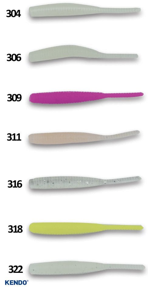 Kendo Mebaru&Ajı Worm 1.5 inch 12 Adet Suni Yem 318