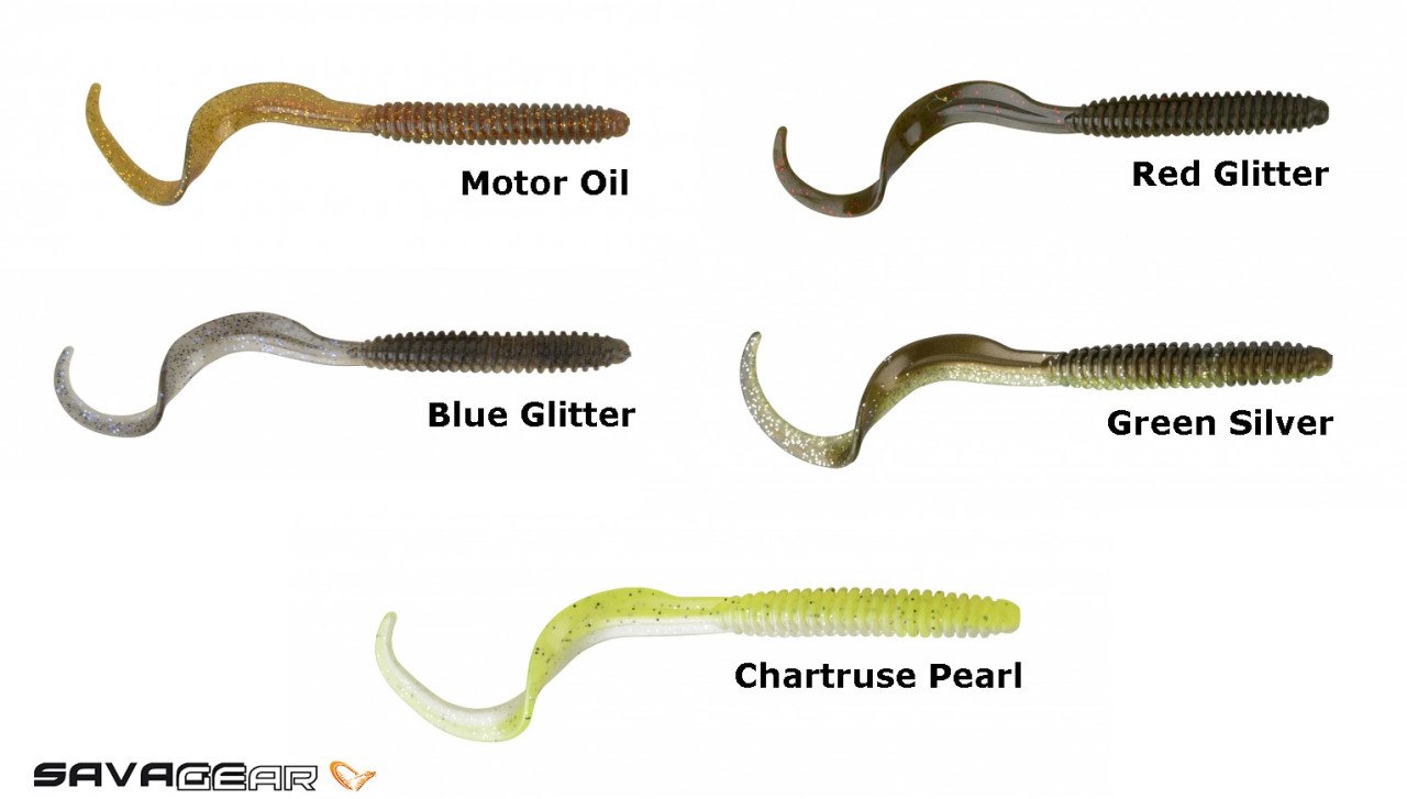 Savage gear LB Rib Worm 110 mm 8 Adet Suni Yem