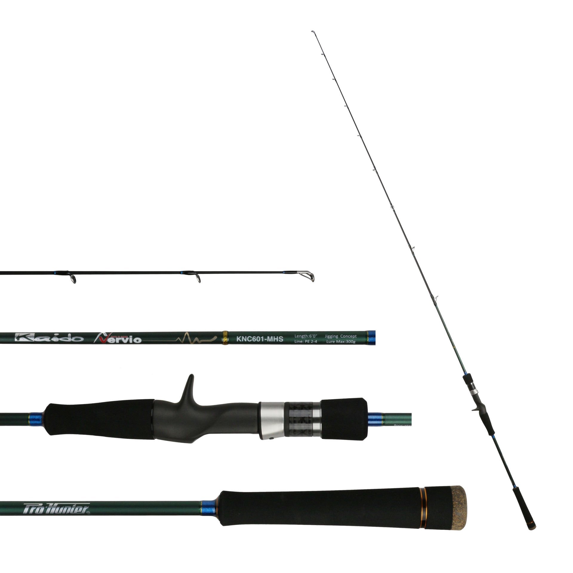 Kaido-Nervio Solid Caron Baitcast Rod KNC601-MHS Jig Kamışı