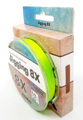 Kendo Jigging 8X Flash 300 mt Örgü İp (FLUO GREEN) 0,30mm