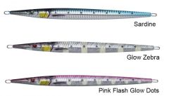 Savage gear 3D Needle Jig 200 gr 25 cm Suni Yem Pink Flash Glow Dots