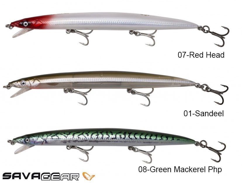Savage gear  MAG Sandeel Jerk minnow 210 44g SP Suni Yem 07-Green Mackerel Php