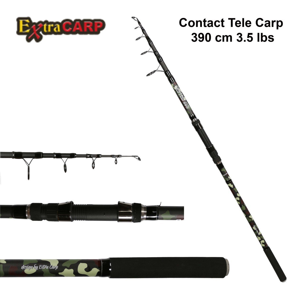 Contact Tele Carp Sazan Kamışı Teleskopik Sazan Kamışı 390cm 3,5lbs