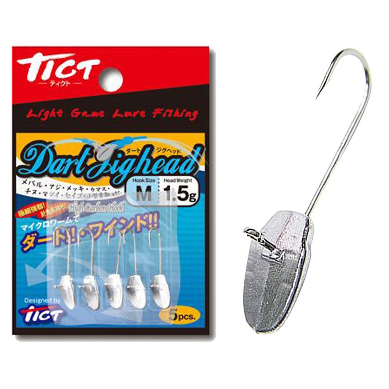Tict Dart Jighead 1.5gr Jig Head