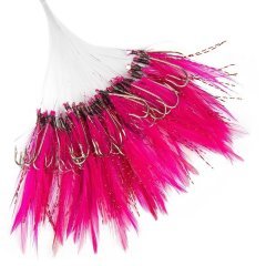 Abari P01 Tekne Palamut Çapari Kösteği Horoz Tüyü 50ad Pembe P01 - 3-0 No BY İğne