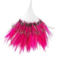 Abari P01 Tekne Palamut Çapari Kösteği Horoz Tüyü 50ad Pembe P01 - 3-0 No BY İğne
