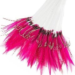 Abari P01 Tekne Palamut Çapari Kösteği Horoz Tüyü 50ad Pembe P01 - 3-0 No BY İğne
