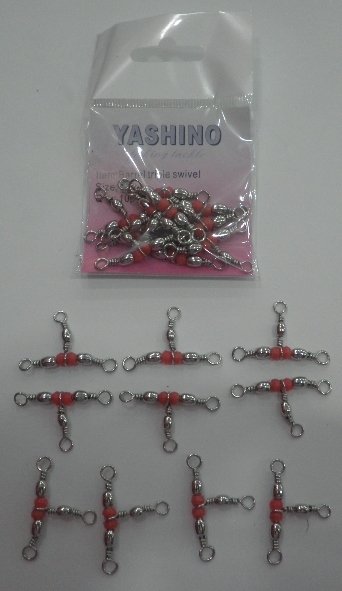 Yashino YM-1705 Boncuklu Üçlü Fırdöndü - İnox 14x16