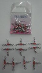 Yashino YM-1705 Boncuklu Üçlü Fırdöndü - İnox 14x16