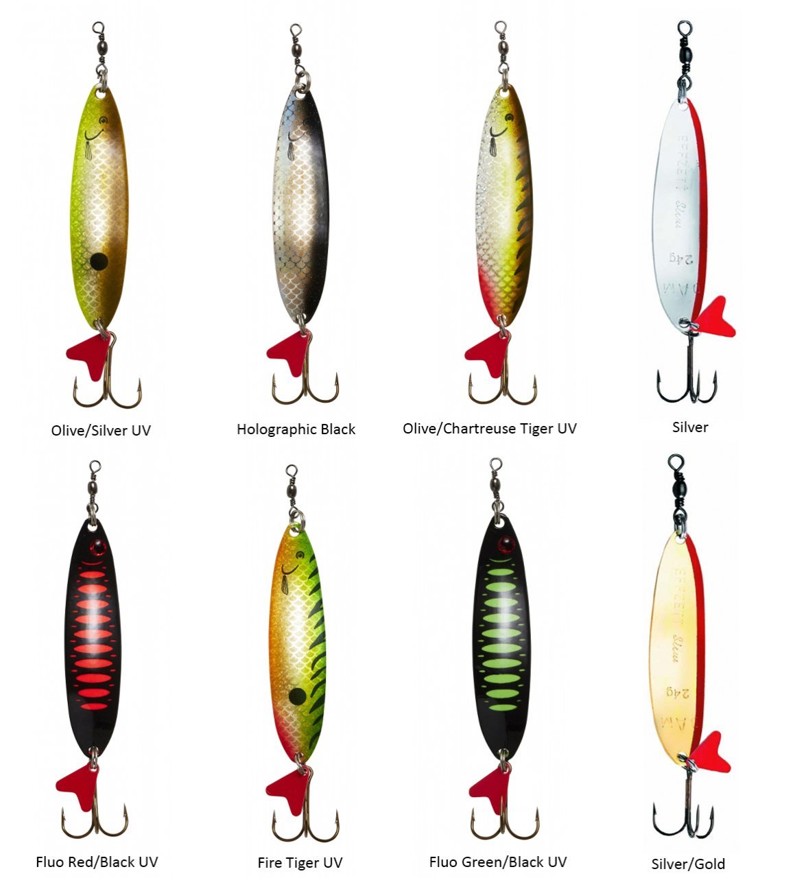 Dam Effzett Standard Spoon Slim 6.5 cm 16 gr Sinking Kaşık Silver