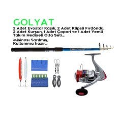 Michigan Golyat Hediyeli Kamış&Makina Olta Seti (Hediyeli)