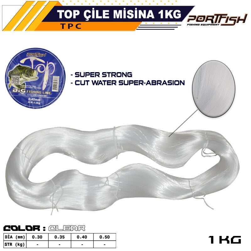 Portfish Top Çile Misina 1Kg (Kaliteli)